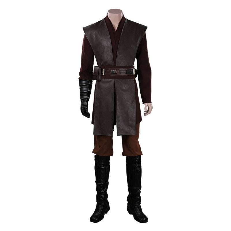 Anakin Skywalker Brown Jedi Set Halloween Costume
