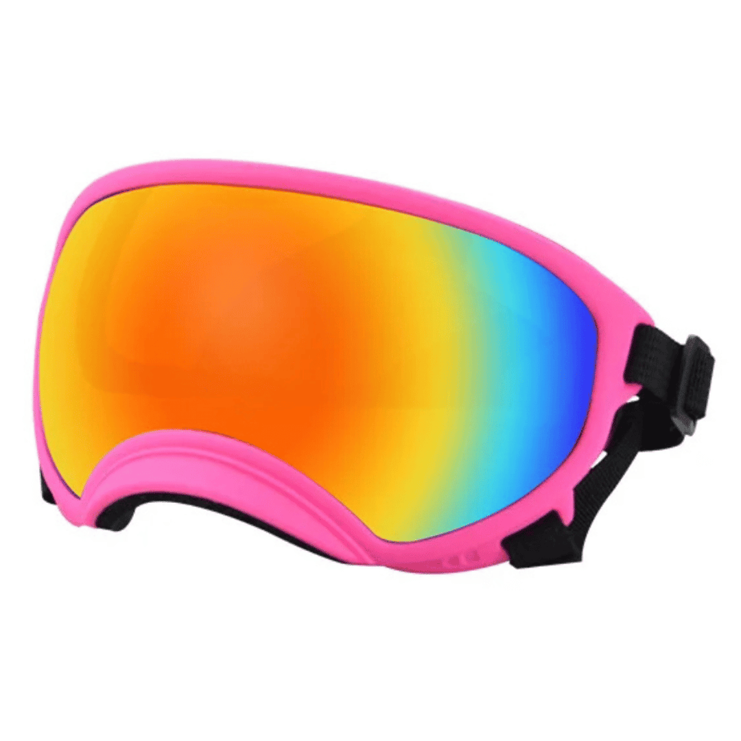 Waterproof Dog Goggles with UV Protection & Adjustable Straps