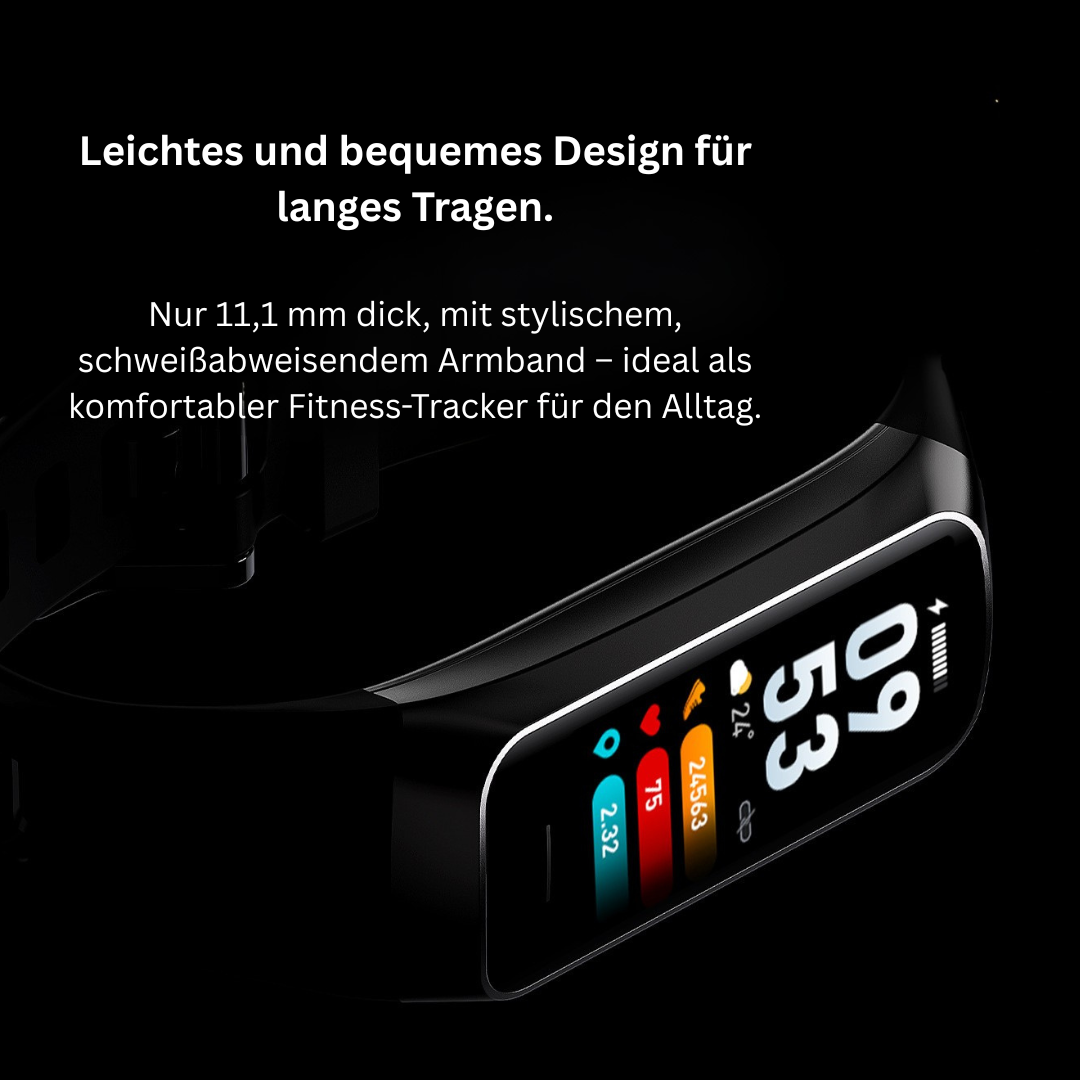 Smart Fitness Watch – Heart Rate, Sleep Tracking & 25 Sports Modes