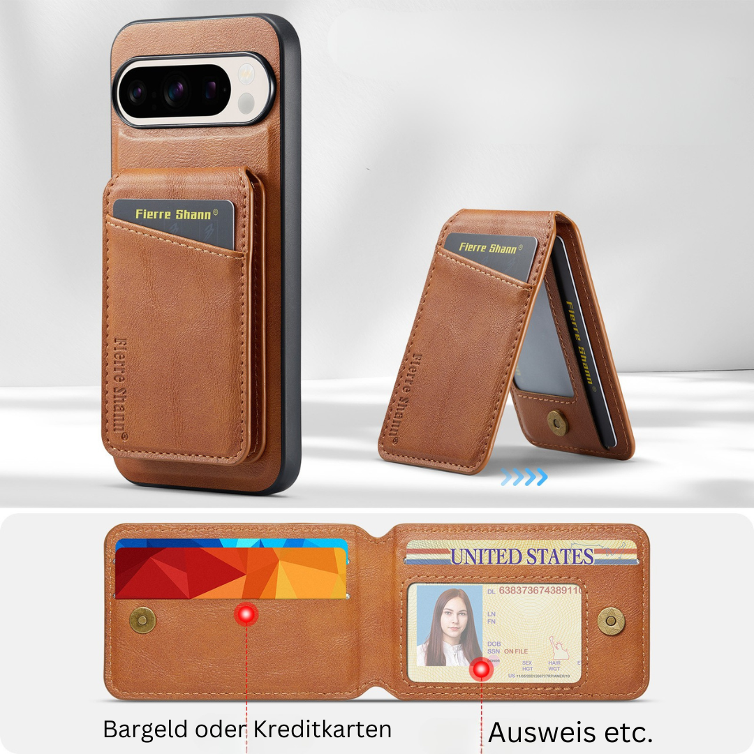 Magnetic Wallet Phone Case – Slim Protective Cover with Card & Cash Storage