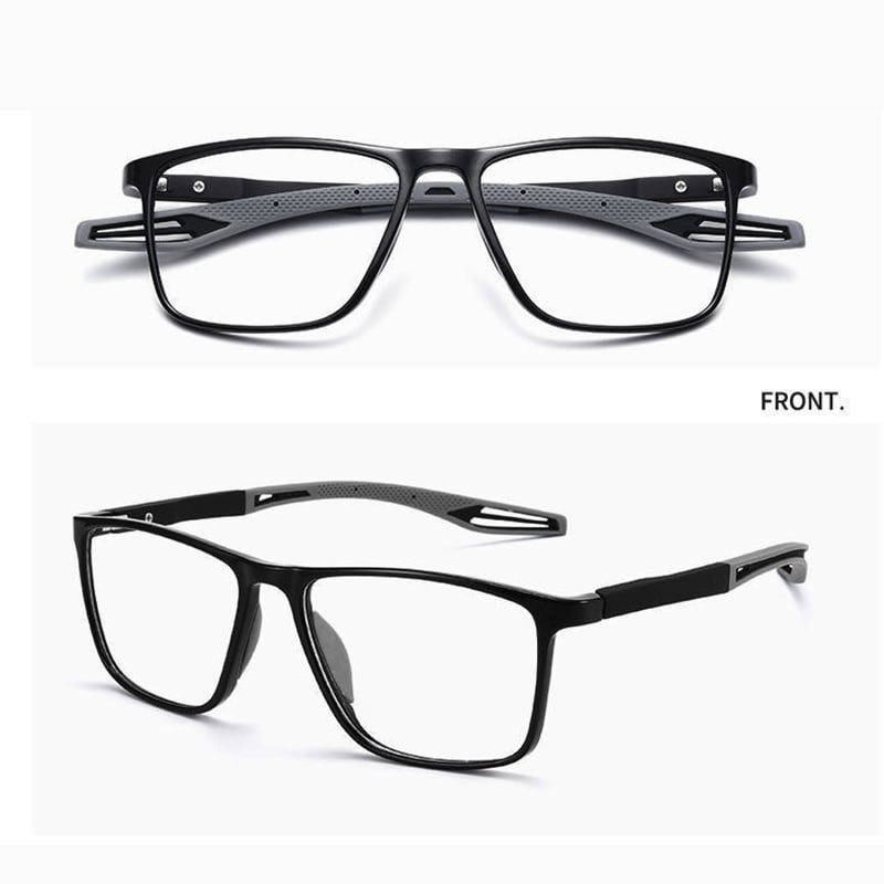 Men’s Blue Light Reading Glasses – Lightweight Rectangular Readers
