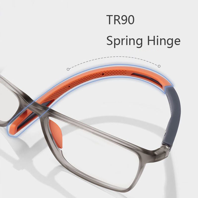 Men’s Blue Light Reading Glasses – Lightweight Rectangular Readers
