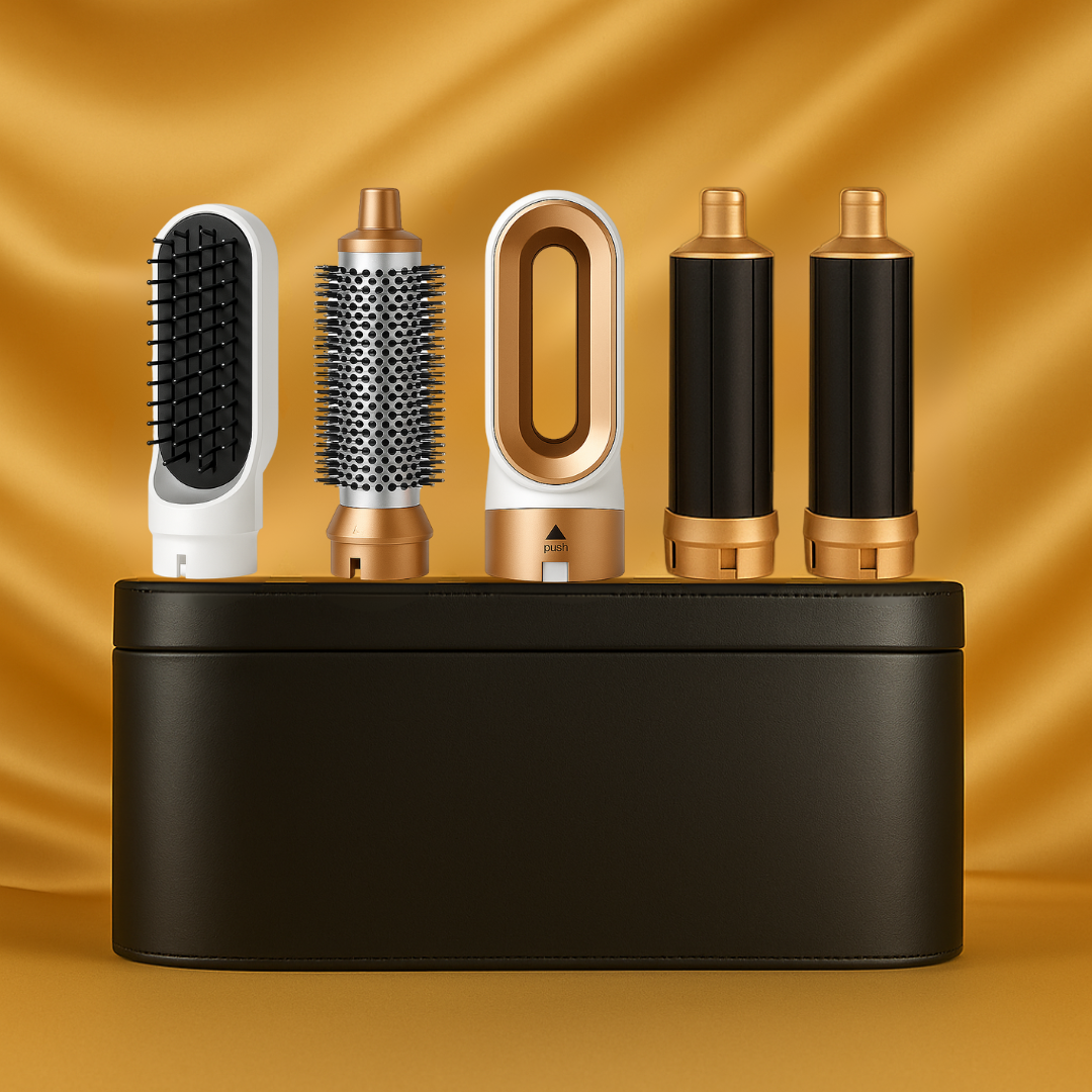 5-in-1 Hot Air Hair Styler – Dryer, Curler, Volumizer & Smoothing Set