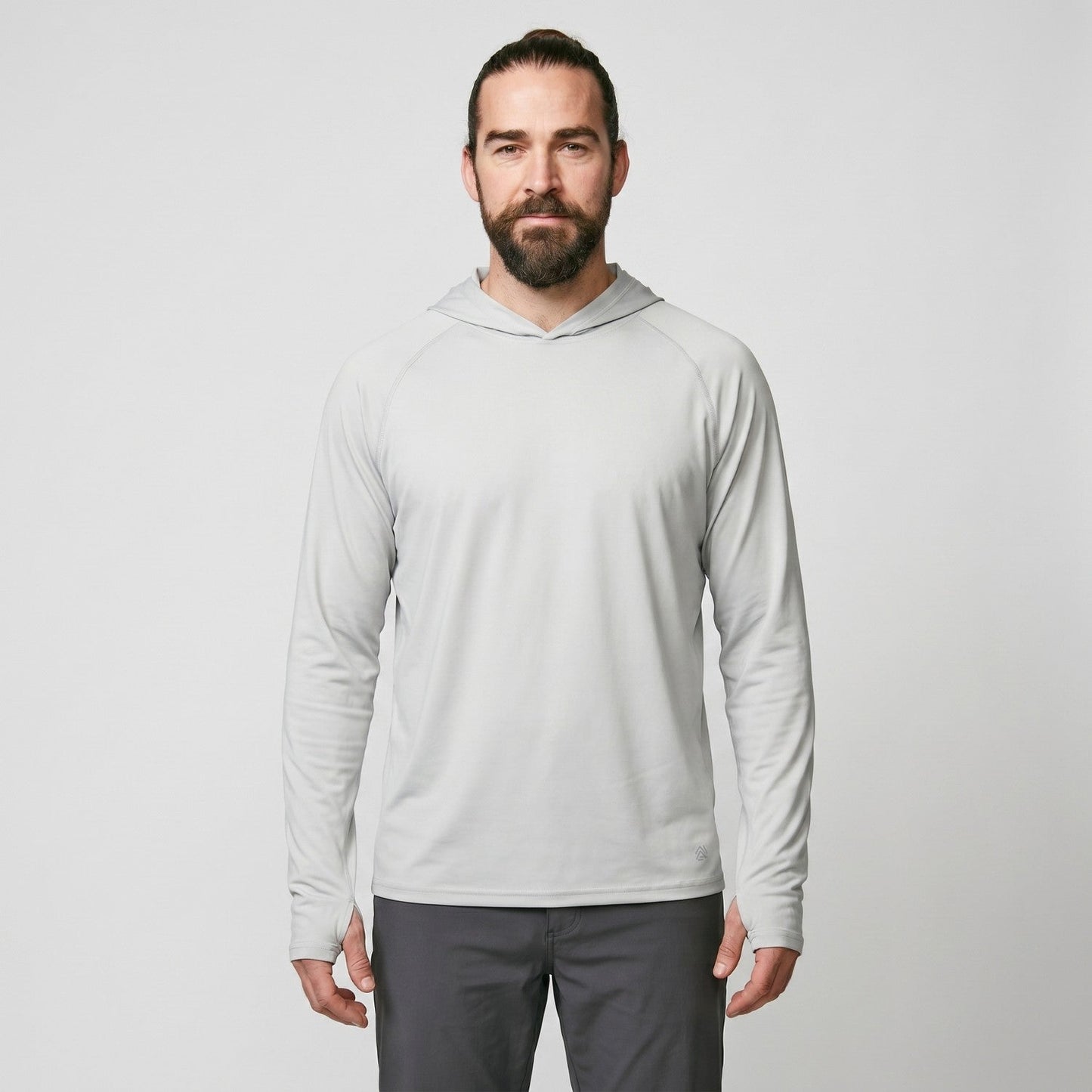Men’s UPF 50+ Sun Hoodie – Quick-Dry Hiking & Fishing Top with Thumb Loops