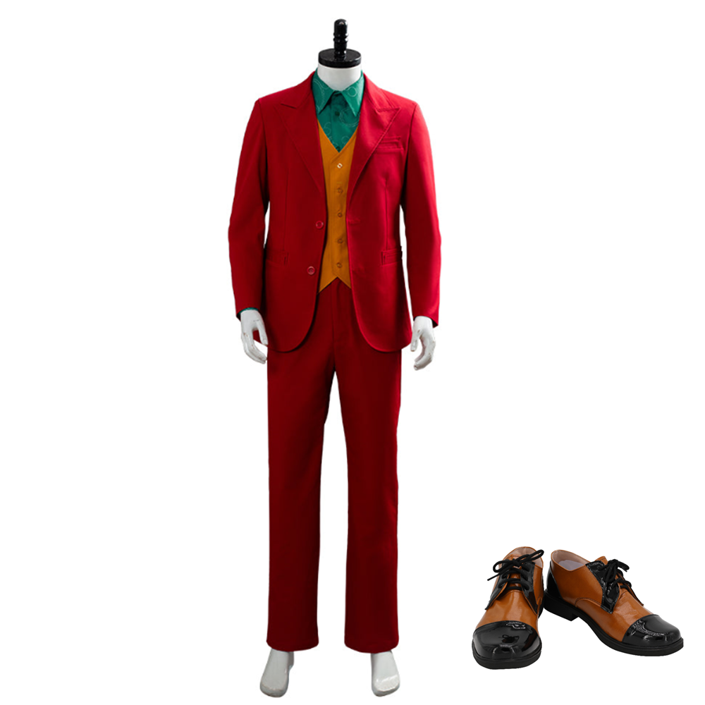 Arthur Fleck Joker Red Suit Halloween Costume - 2019 Film