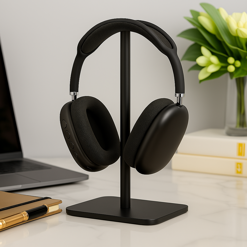 Universal Over-Ear Headphone Stand – Stable Desktop Headset Holder