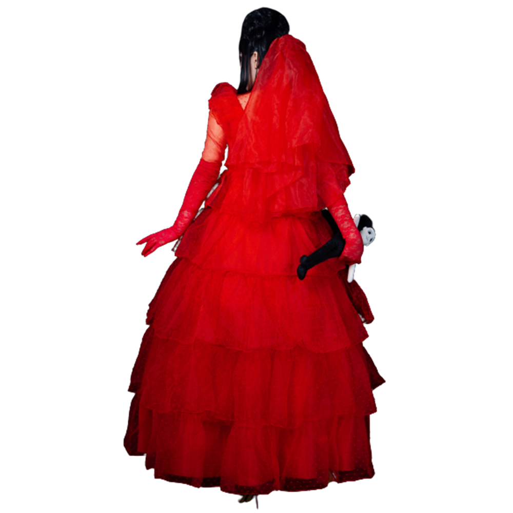 Lydia Red Wedding Dress Halloween Costume - Beetlejuice