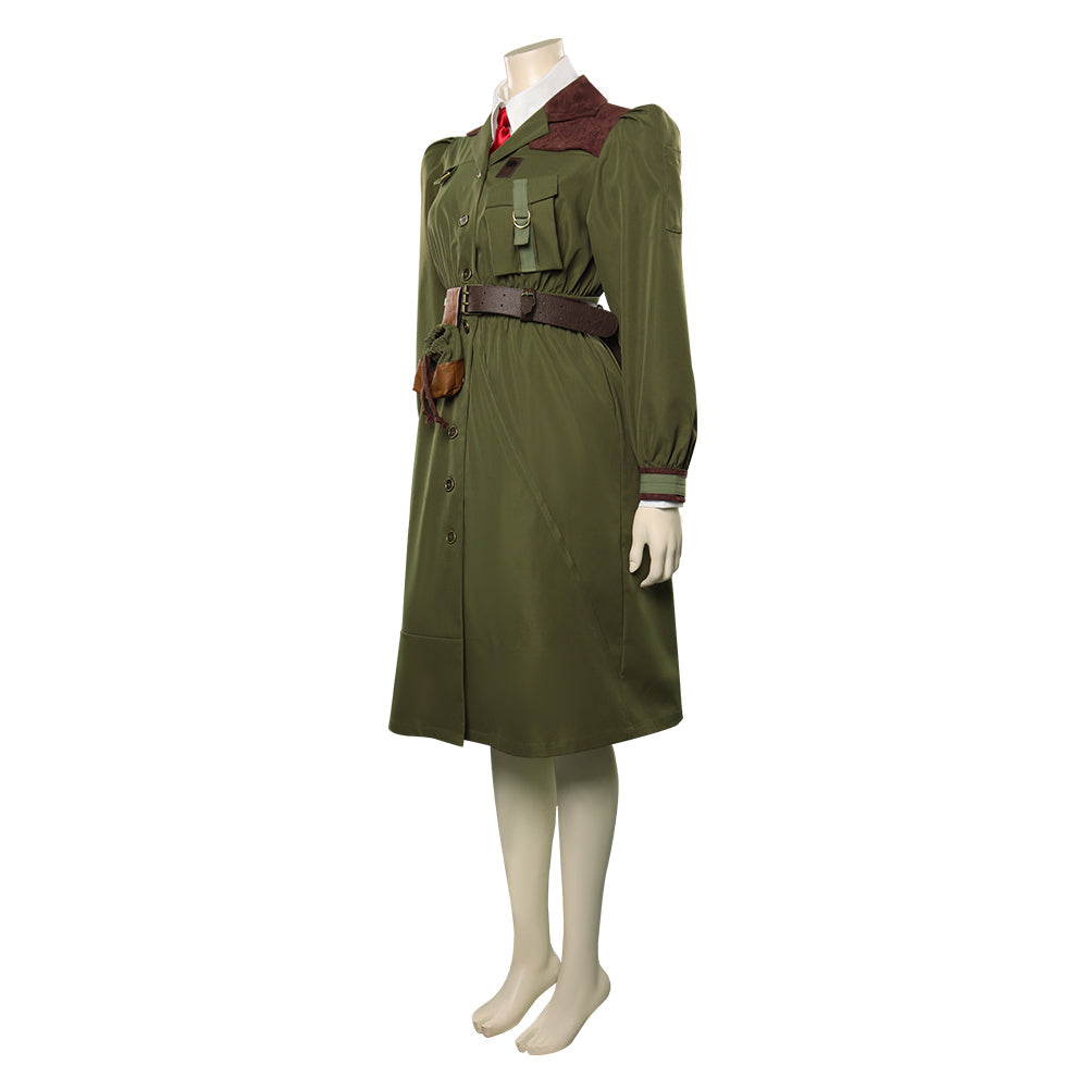Matilda Agatha Trunchbull Green Coat Halloween Costume