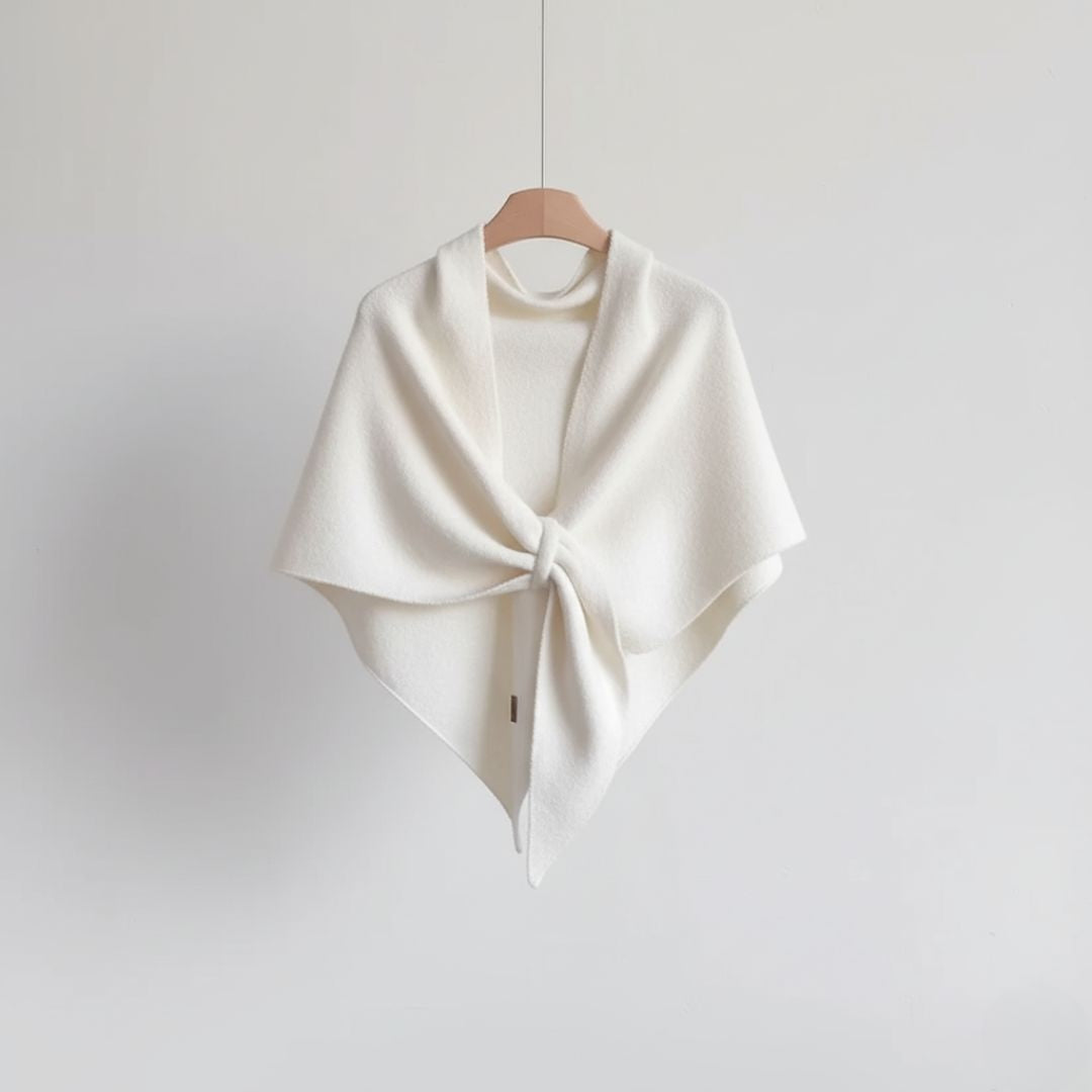 Oversized Poncho Scarf – Soft One-Size Winter Wrap