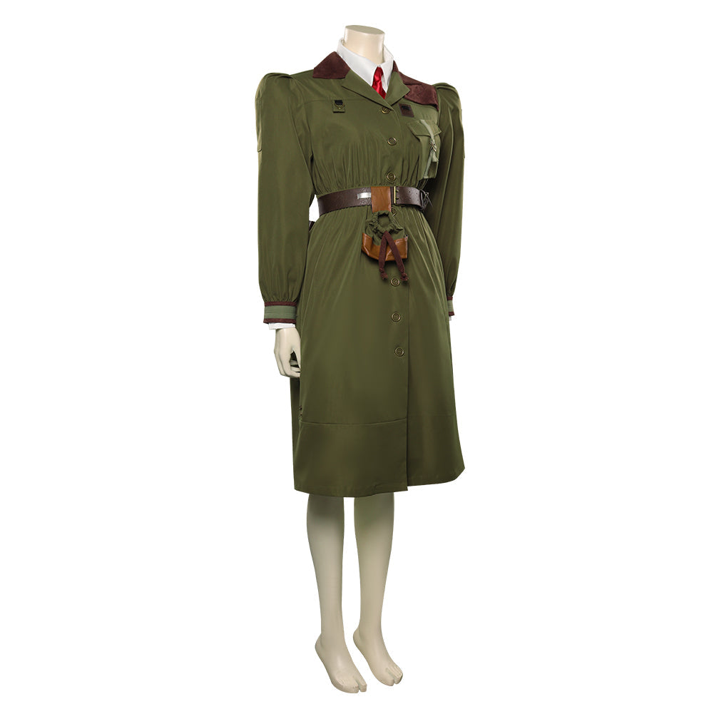 Matilda Agatha Trunchbull Green Coat Halloween Costume
