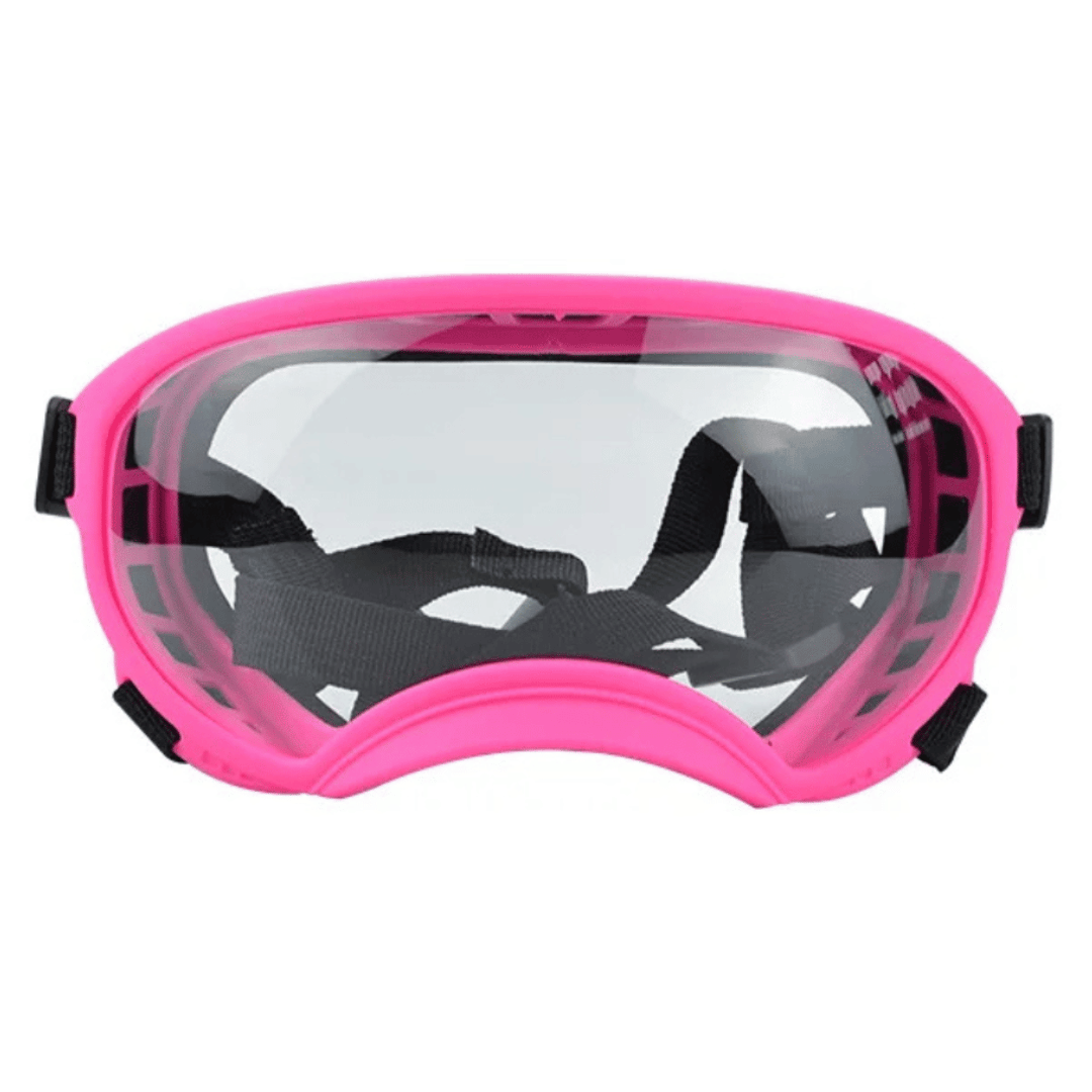 Waterproof Dog Goggles with UV Protection & Adjustable Straps