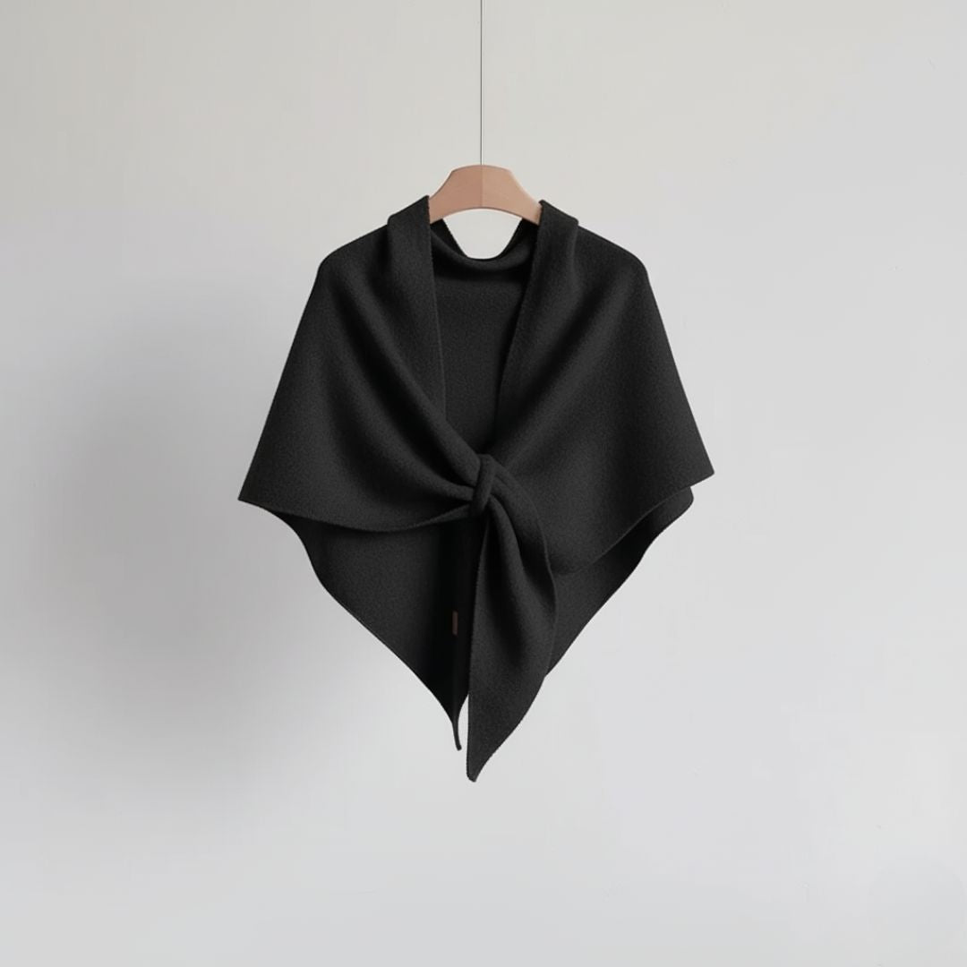 Oversized Poncho Scarf – Soft One-Size Winter Wrap