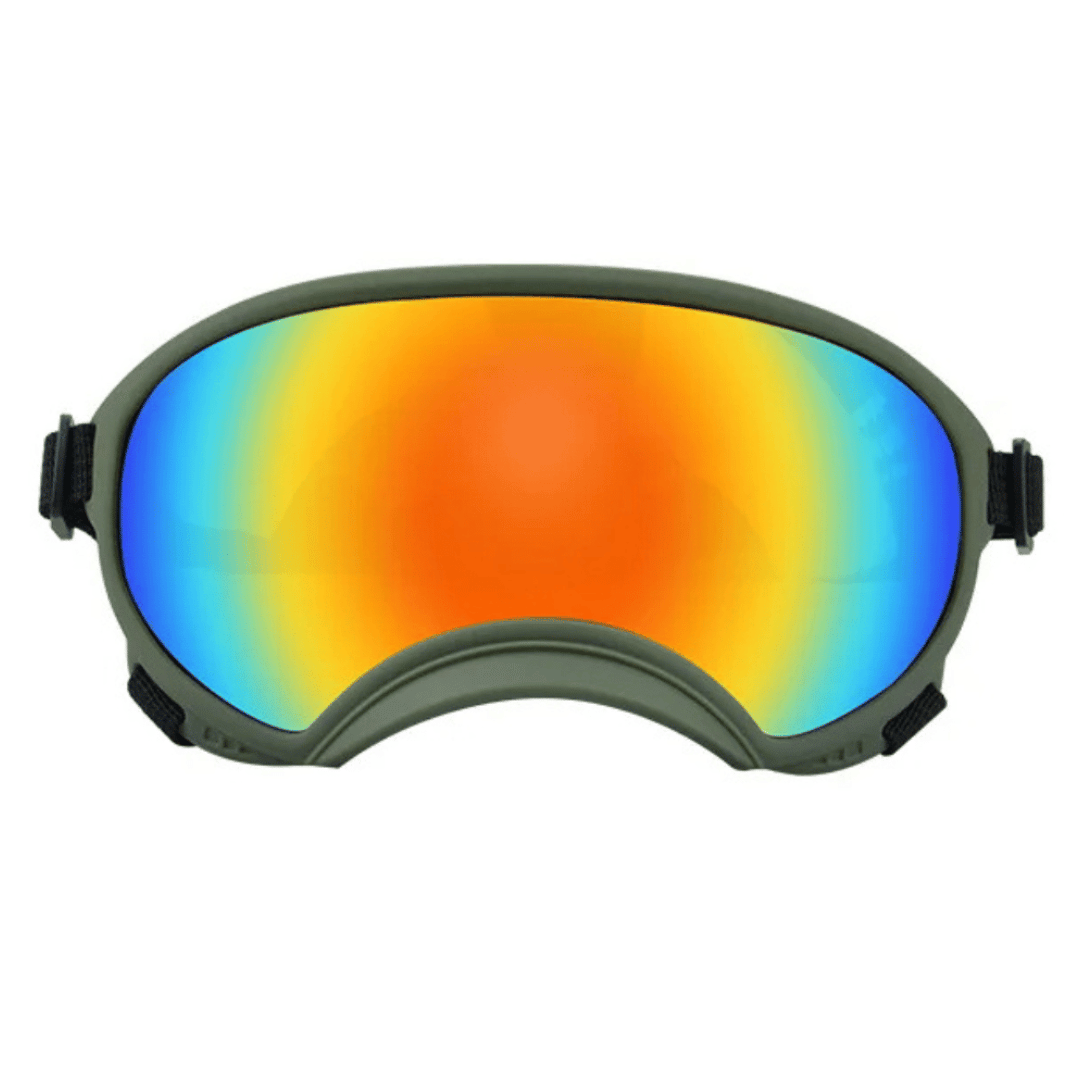 Waterproof Dog Goggles with UV Protection & Adjustable Straps