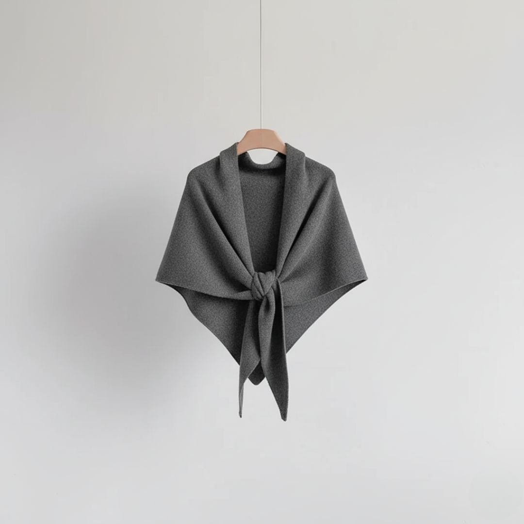 Oversized Poncho Scarf – Soft One-Size Winter Wrap