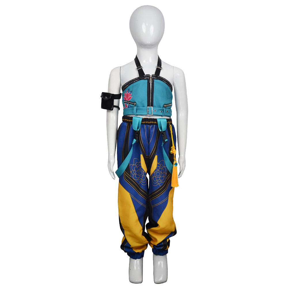 Kids' Rumi Mira Zoey Blue Yellow Set Halloween Costume