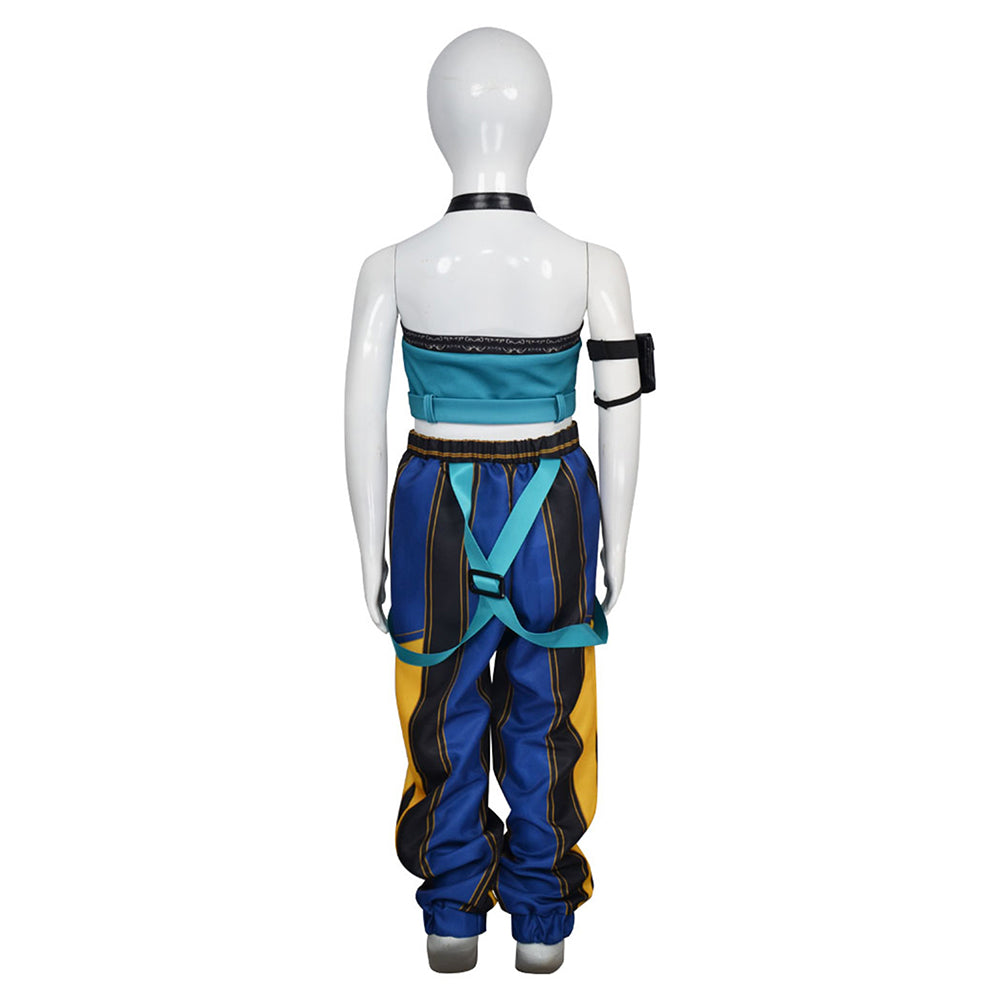 Kids' Rumi Mira Zoey Blue Yellow Set Halloween Costume