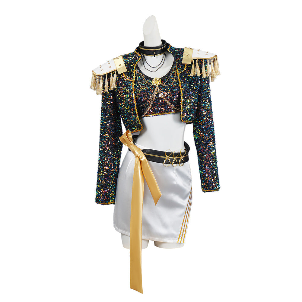Kids' Golden Rumi Zoey Mira Black White Halloween Costume