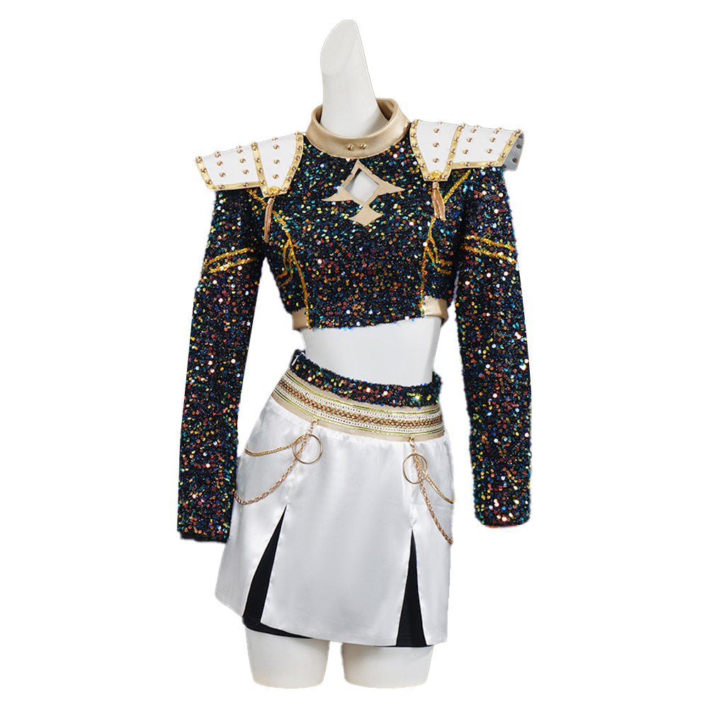 Kids' Golden Rumi Zoey Mira Black White Halloween Costume