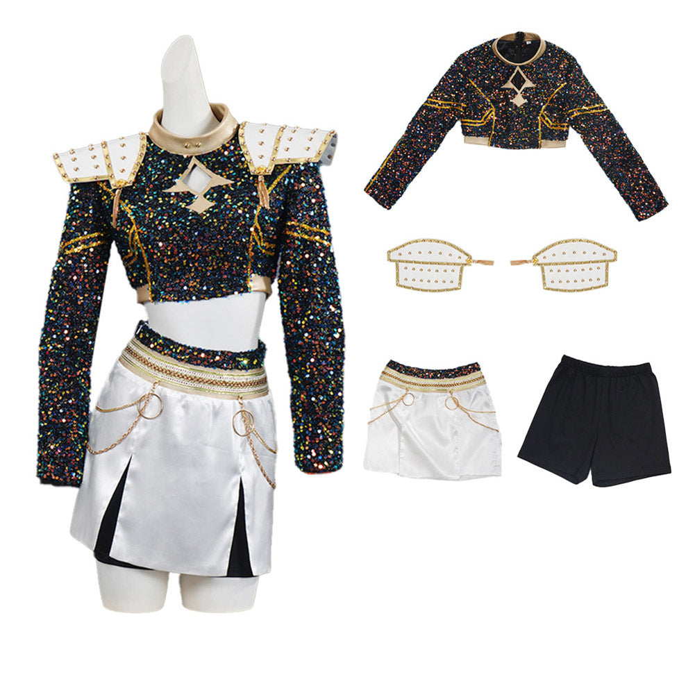 Kids' Golden Rumi Zoey Mira Black White Halloween Costume