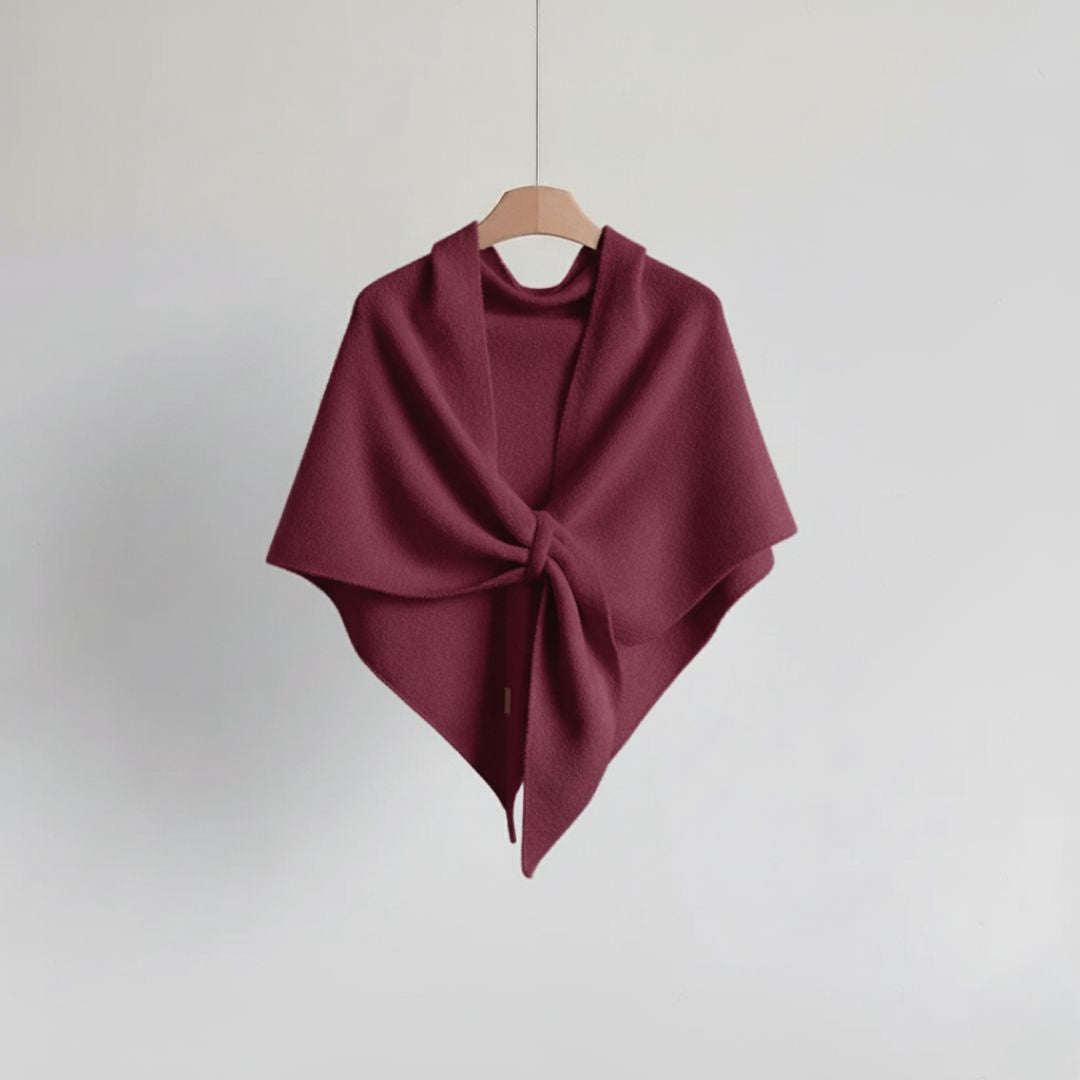 Oversized Poncho Scarf – Soft One-Size Winter Wrap