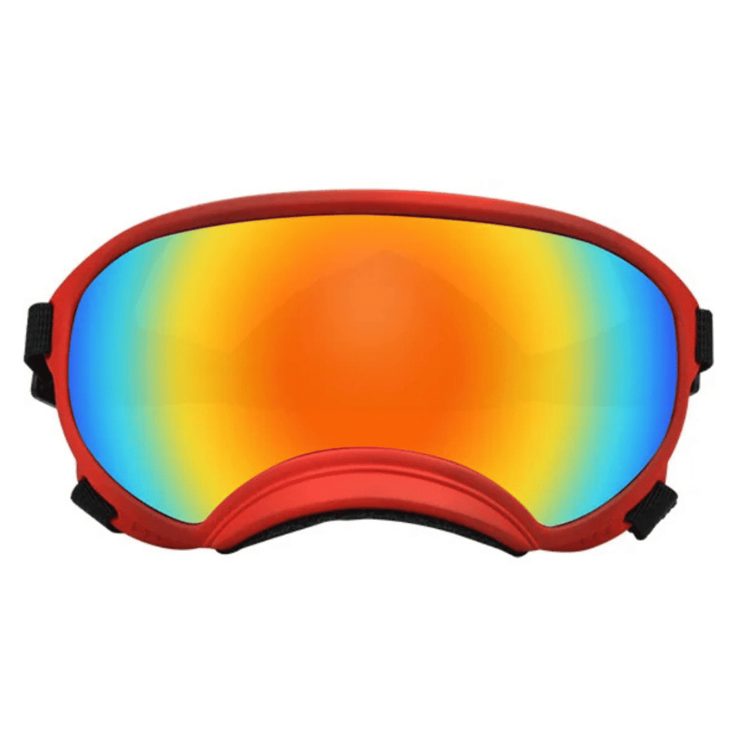 Waterproof Dog Goggles with UV Protection & Adjustable Straps