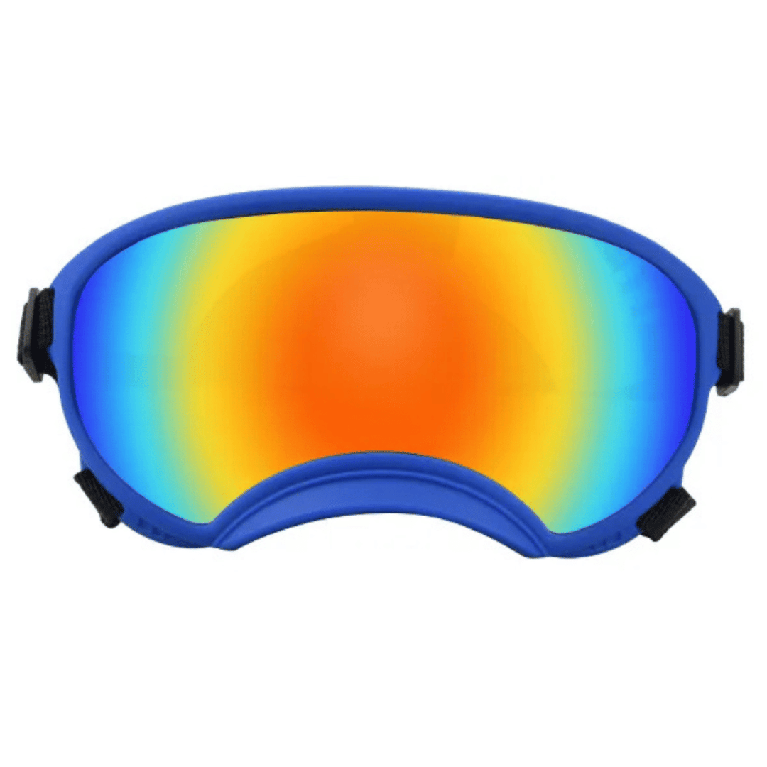 Waterproof Dog Goggles with UV Protection & Adjustable Straps