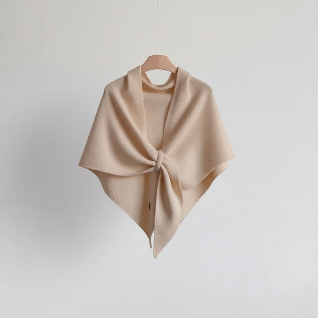 Oversized Poncho Scarf – Soft One-Size Winter Wrap