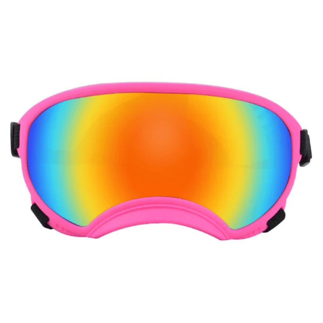 Waterproof Dog Goggles with UV Protection & Adjustable Straps