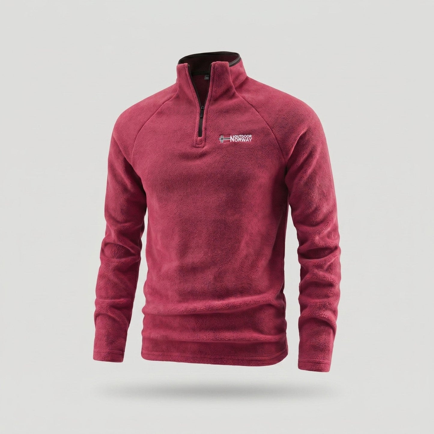 Men’s Quarter-Zip Fleece Pullover – Lightweight Hiking & Camping Mid-Layer