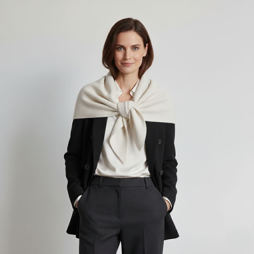 Oversized Poncho Scarf – Soft One-Size Winter Wrap