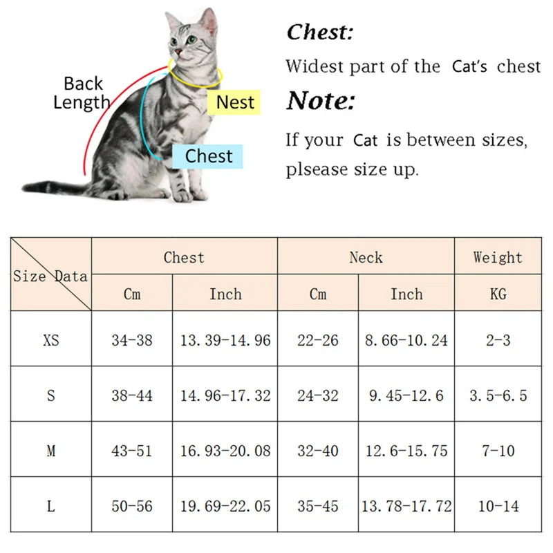 Soft Breathable Cat Harness & Leash Set