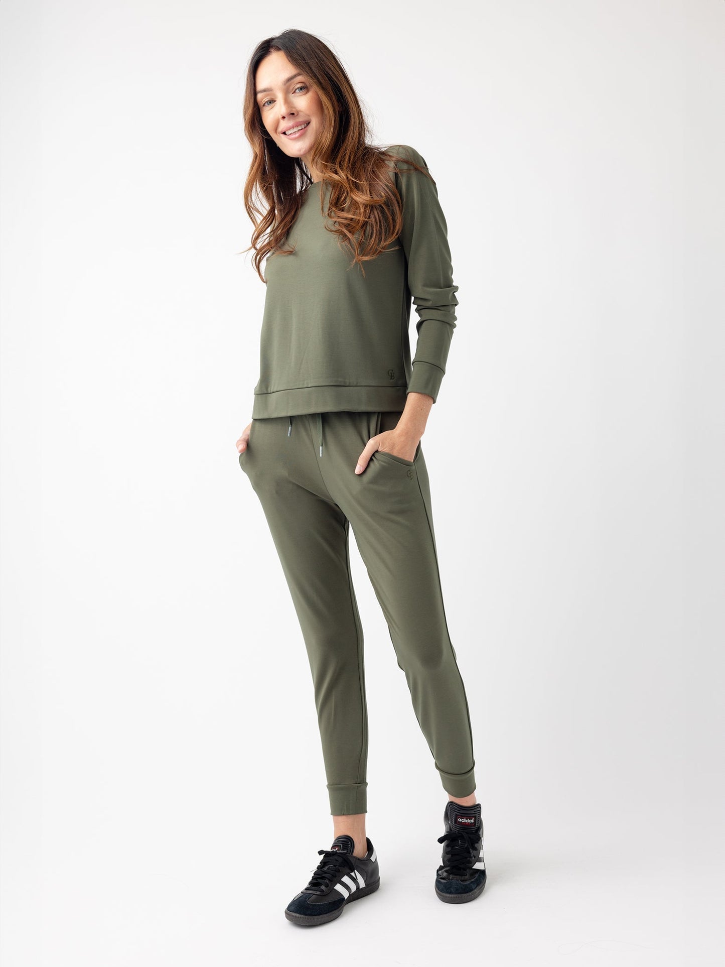Women's Brushed Bamboo Pullover Crew - Last Chance