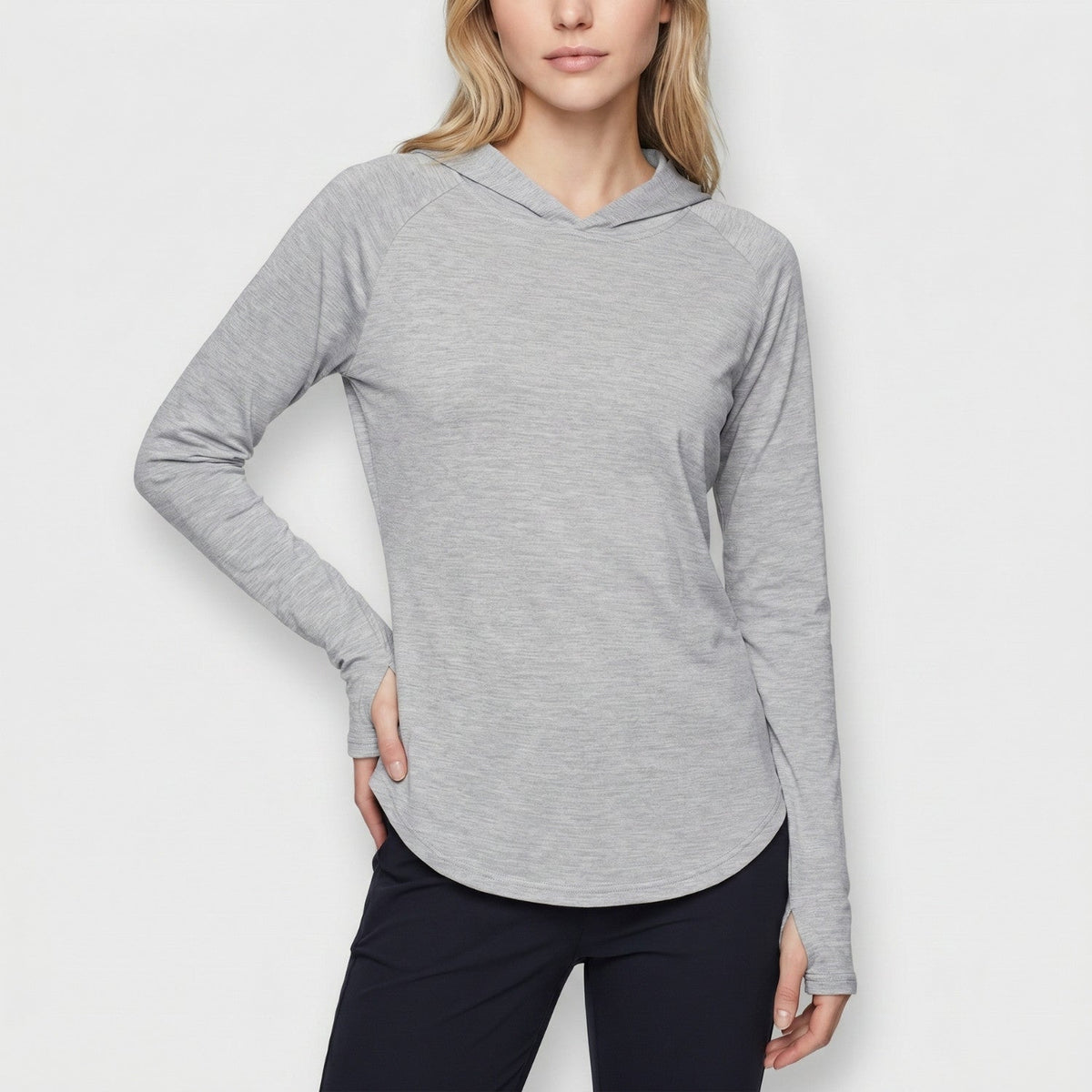 Women’s UPF 50+ Sun Hoodie – Midweight Hooded UV Protection Top