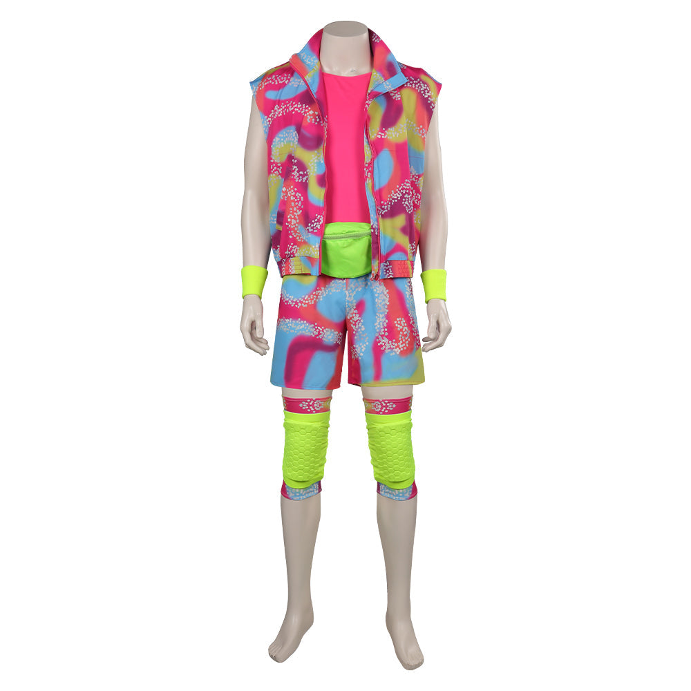 Adult Ken Pink Rollerblade Halloween Costume - Barbie 2023