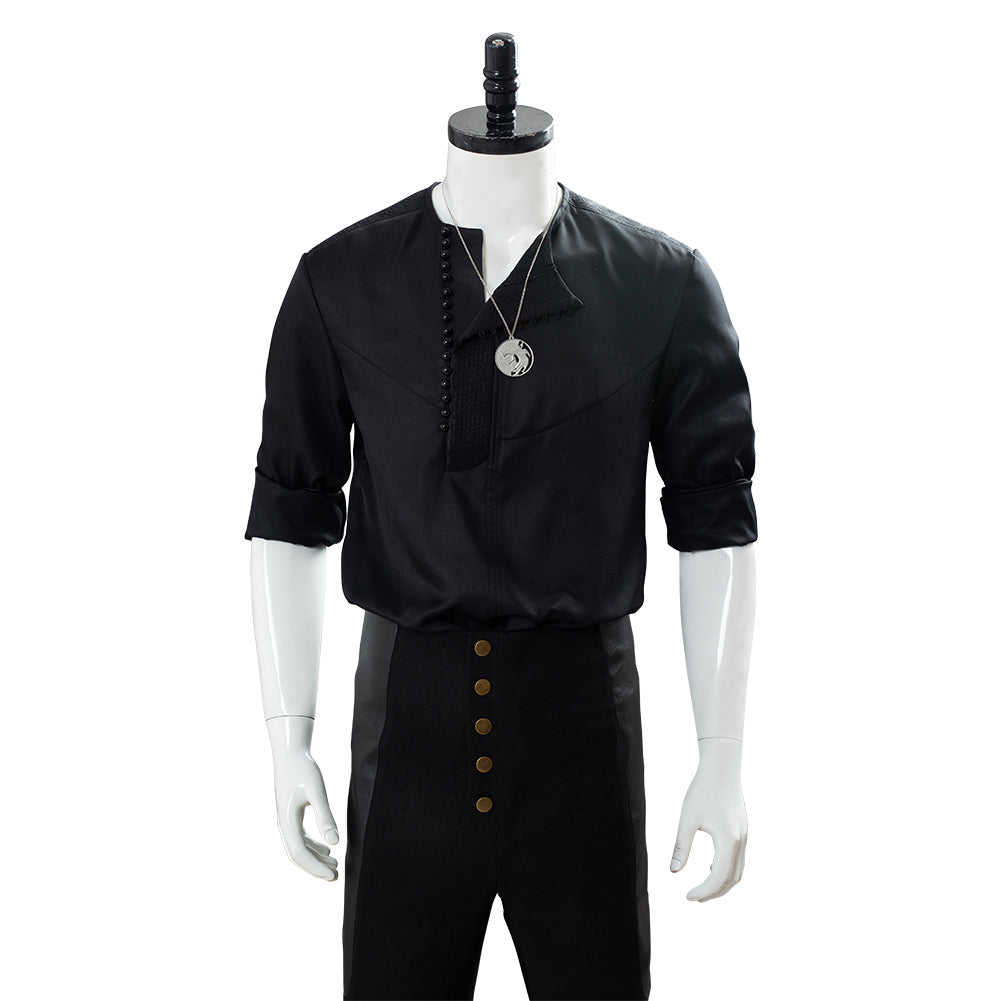 The Witcher 2019 Geralt Of Rivia Black Casual Wear Halloween Costume
