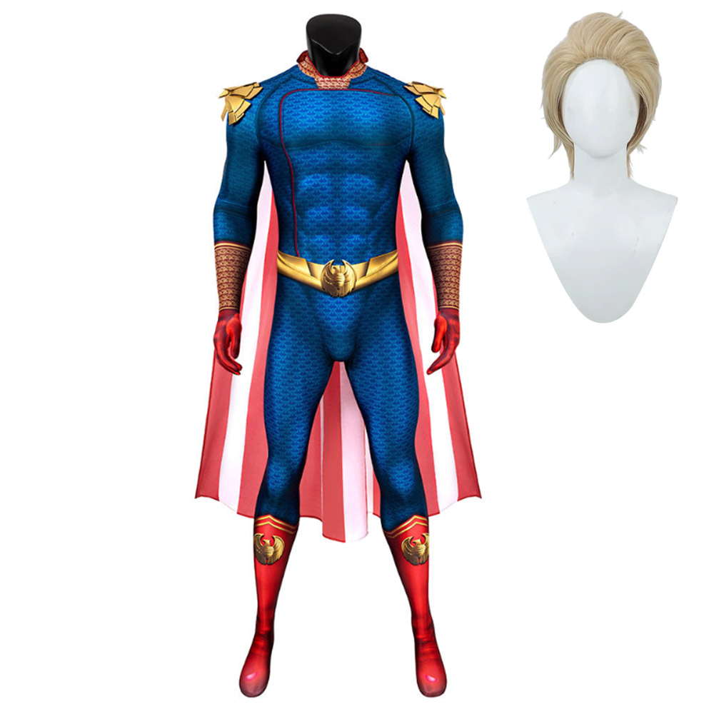 Homelander Jumpsuit & Cloak Halloween Costume - The Boys