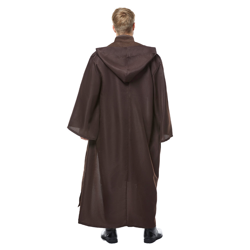 Anakin Skywalker Brown Jedi With Robe Halloween Costume