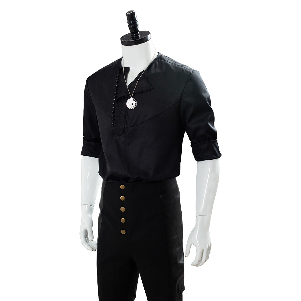 The Witcher 2019 Geralt Of Rivia Black Casual Wear Halloween Costume