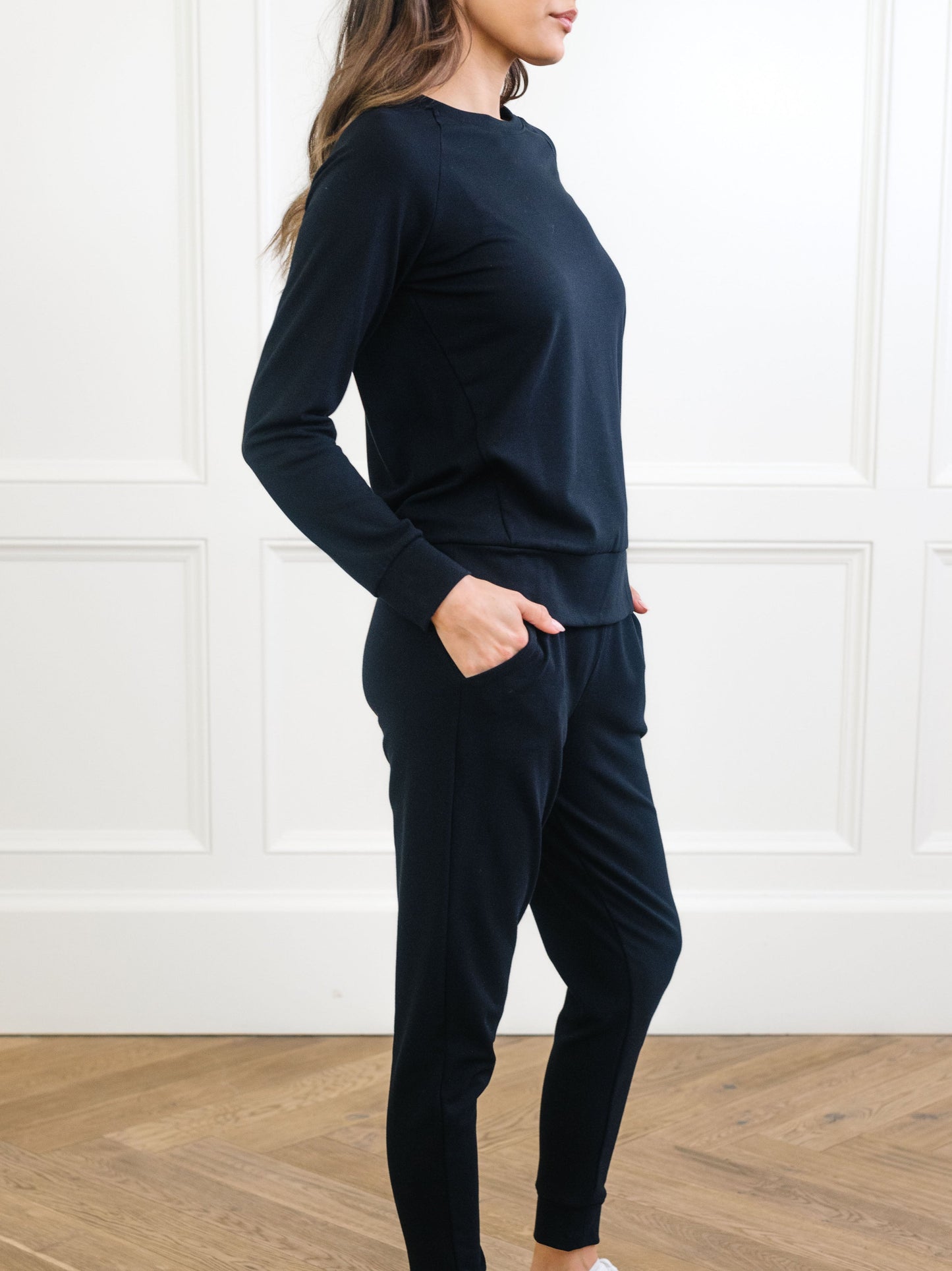 Women's Brushed Bamboo Pullover Crew - Last Chance