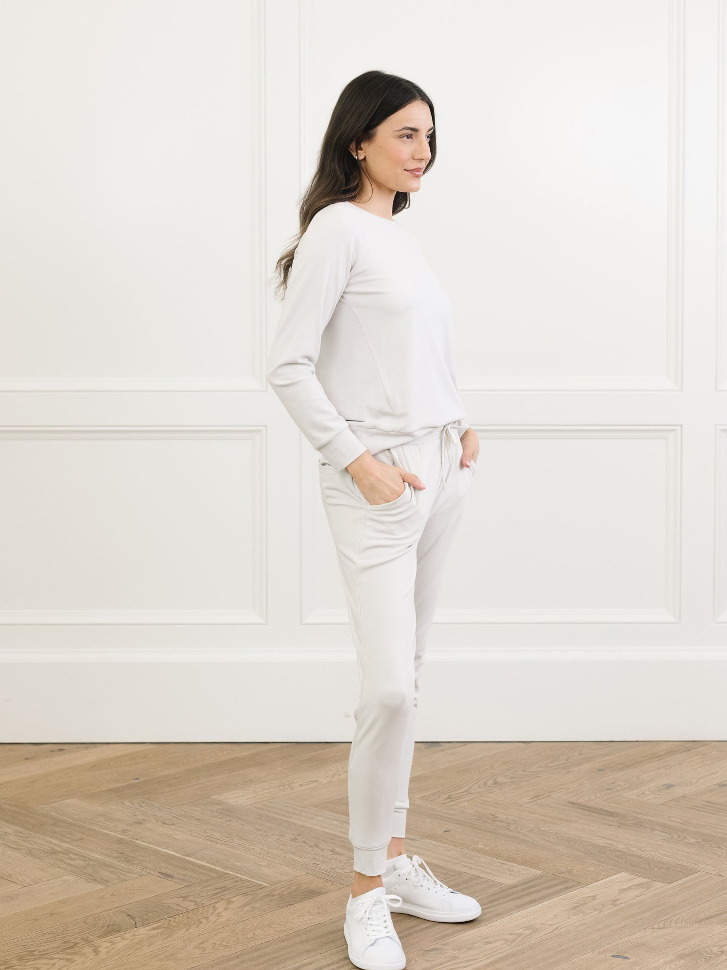 Women's Brushed Bamboo Pullover Crew - Last Chance