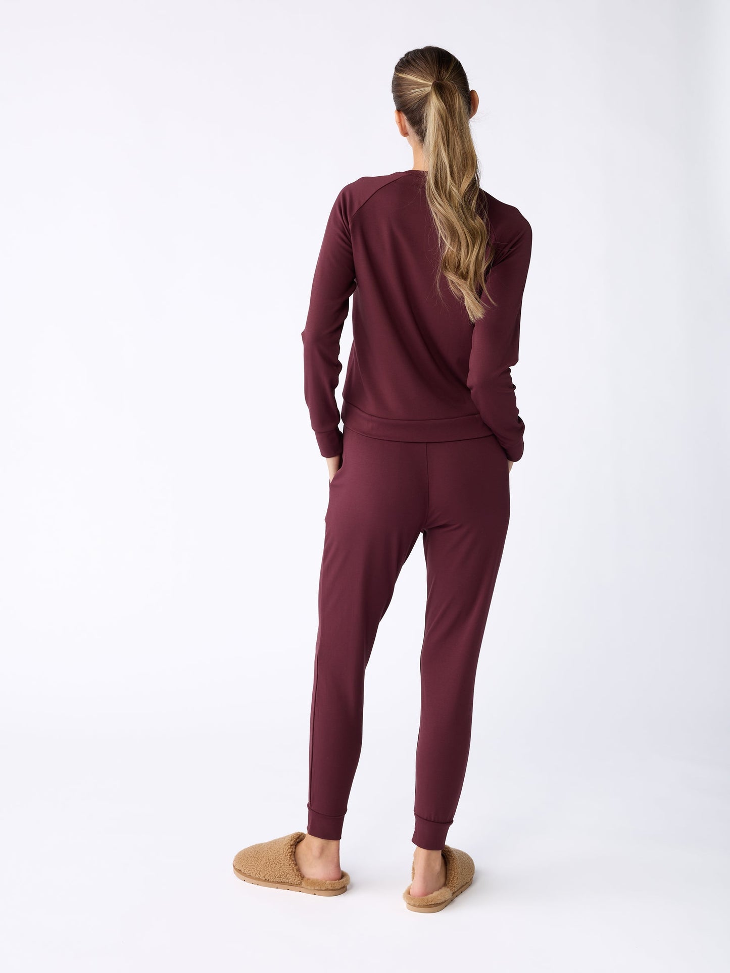 Women's Brushed Bamboo Pullover Crew - Last Chance