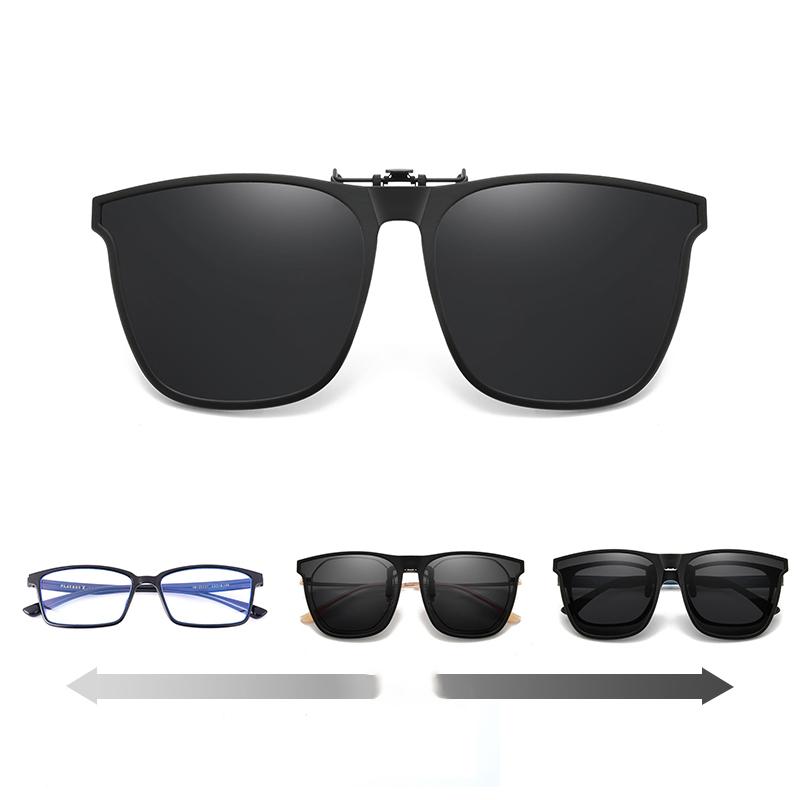 Polarised Clip-On Flip-Up Sunglasses – UV400 Driving & Fishing Lenses