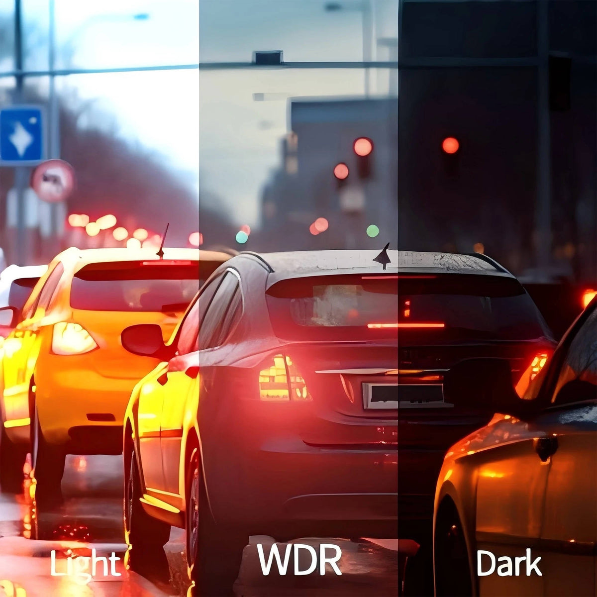 4-Camera Dash Cam System – 1920P Front, Night Vision, WiFi & G-Sensor