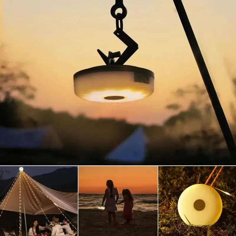 4-in-1 Retractable Camping Light – Portable Outdoor Lantern