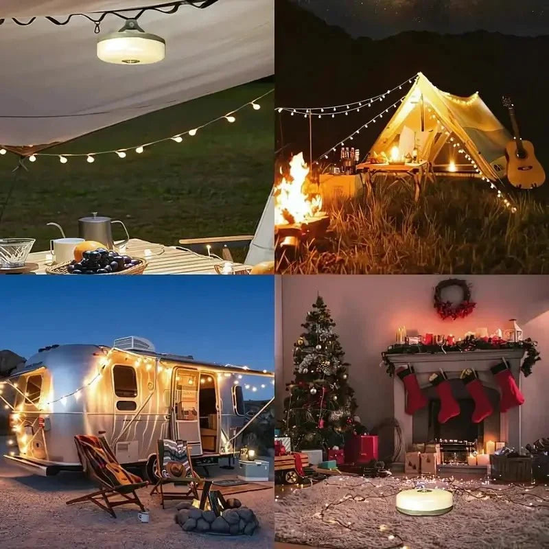 4-in-1 Retractable Camping Light – Portable Outdoor Lantern