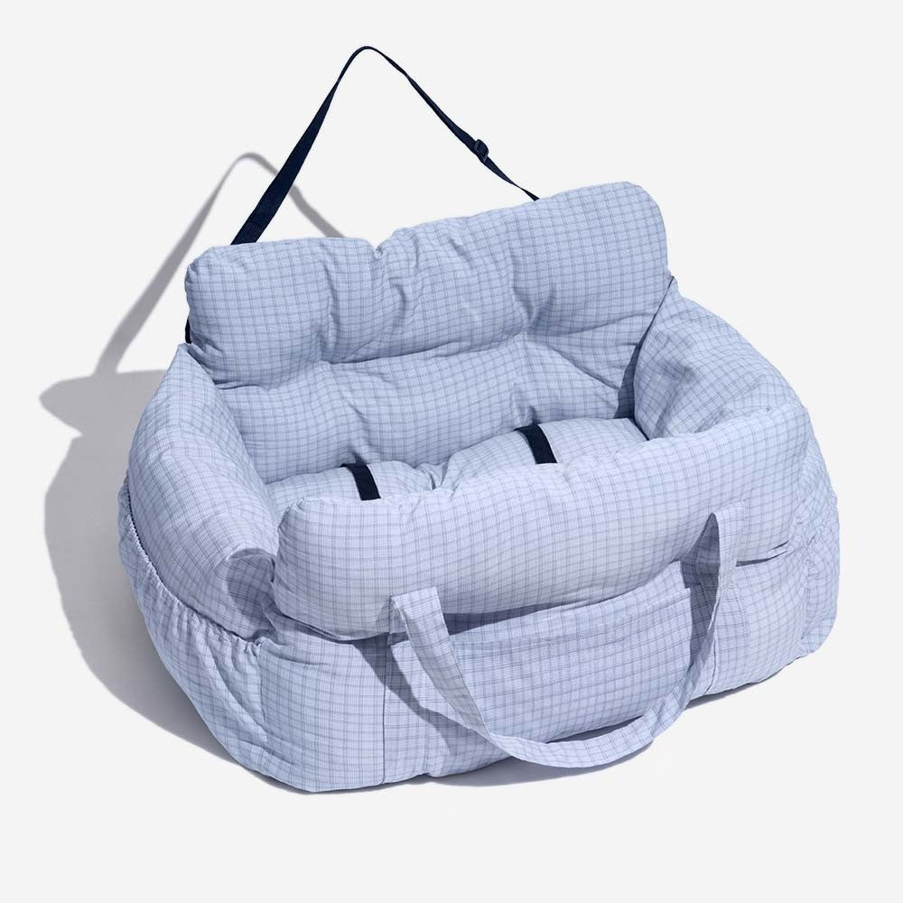 3-in-1 Dog Travel Bed & Car Seat with Carry Strap