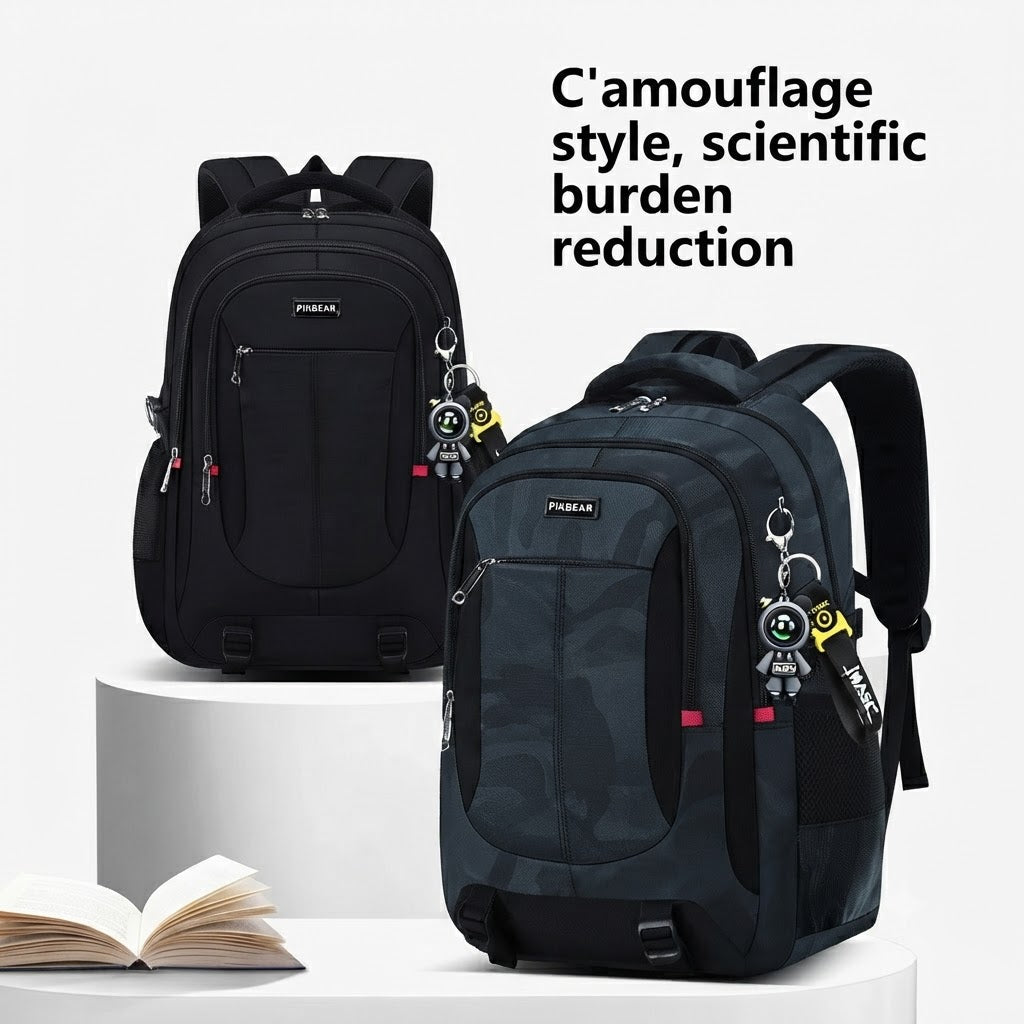 School Backpack with Padded Laptop Compartment – Multi-Pocket Rucksack