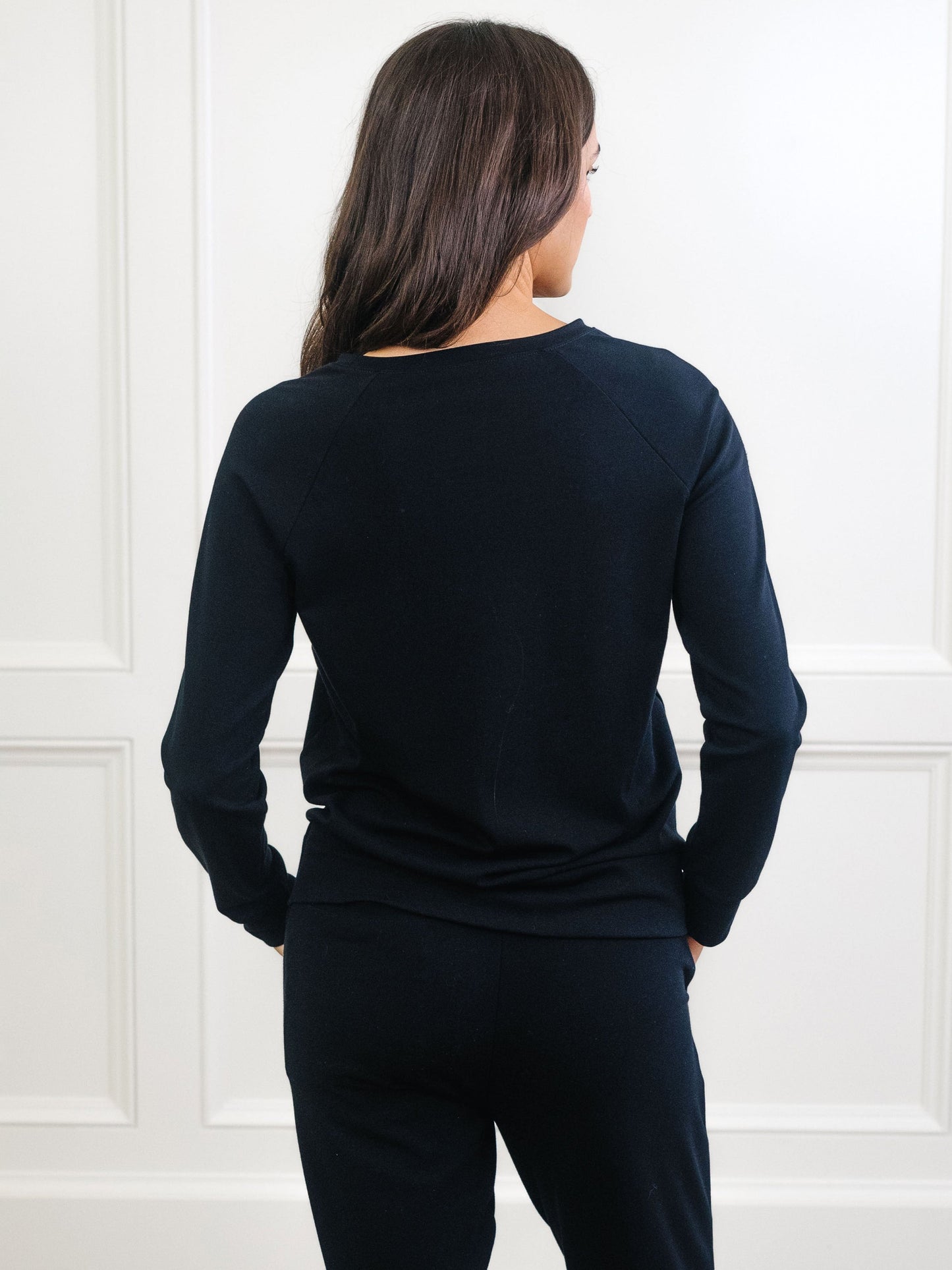 Women's Brushed Bamboo Pullover Crew - Last Chance