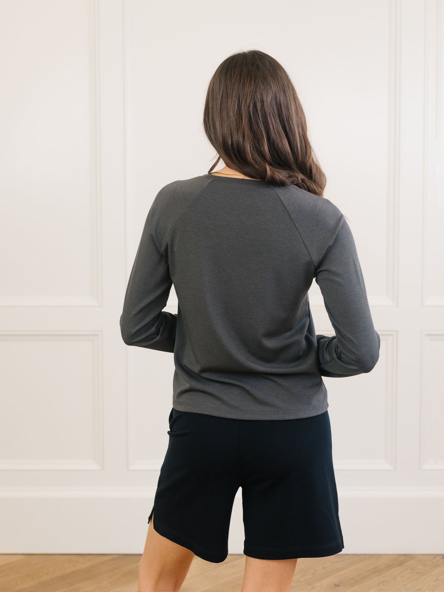 Women's Brushed Bamboo Pullover Crew - Last Chance