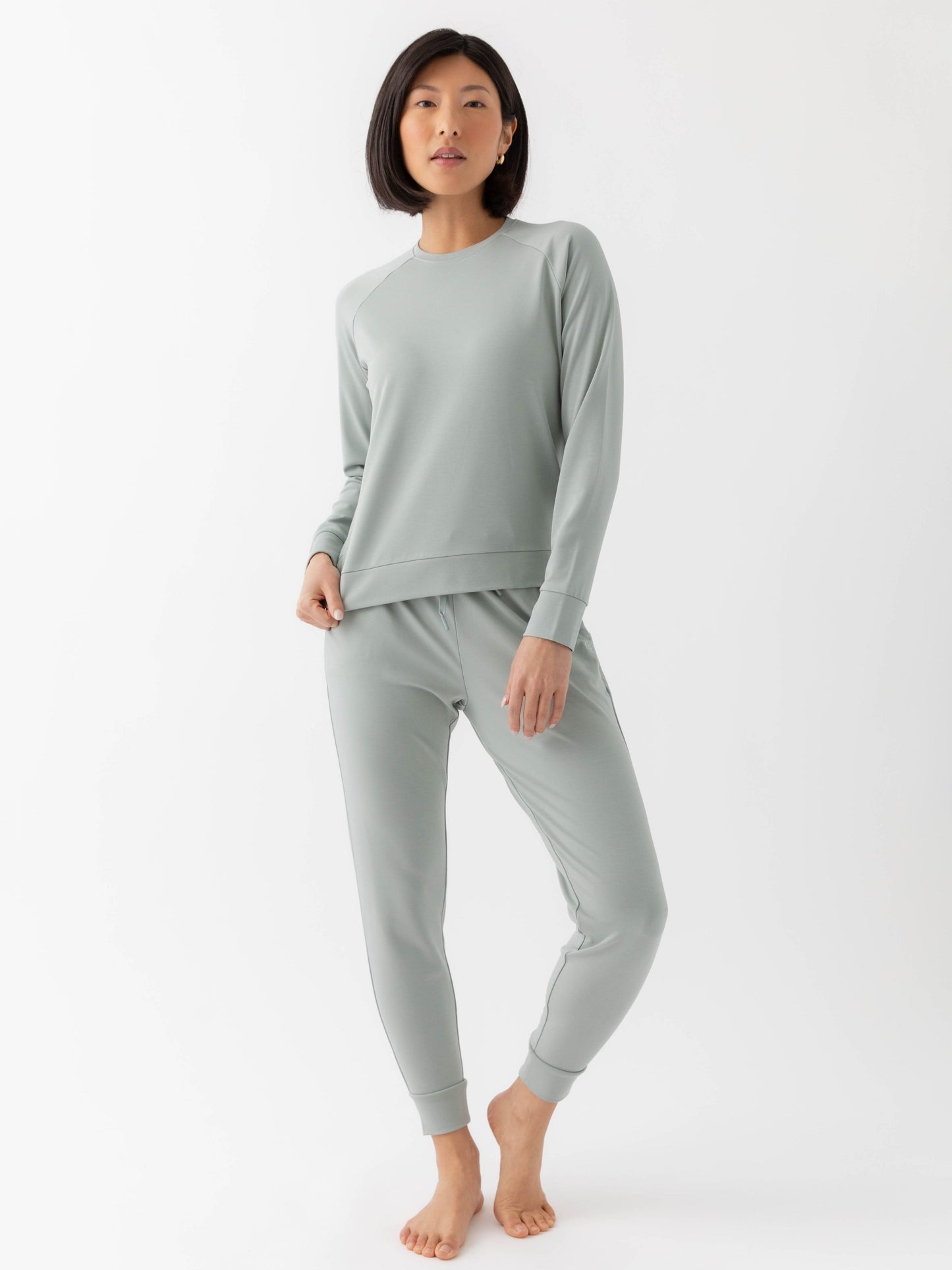 Women's Brushed Bamboo Pullover Crew - Last Chance
